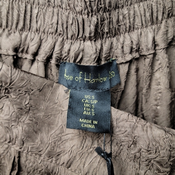 House of Harlow Brown Crinckle Pants Size Small House of Harlow Pants Chic Work - Picture 6 of 10